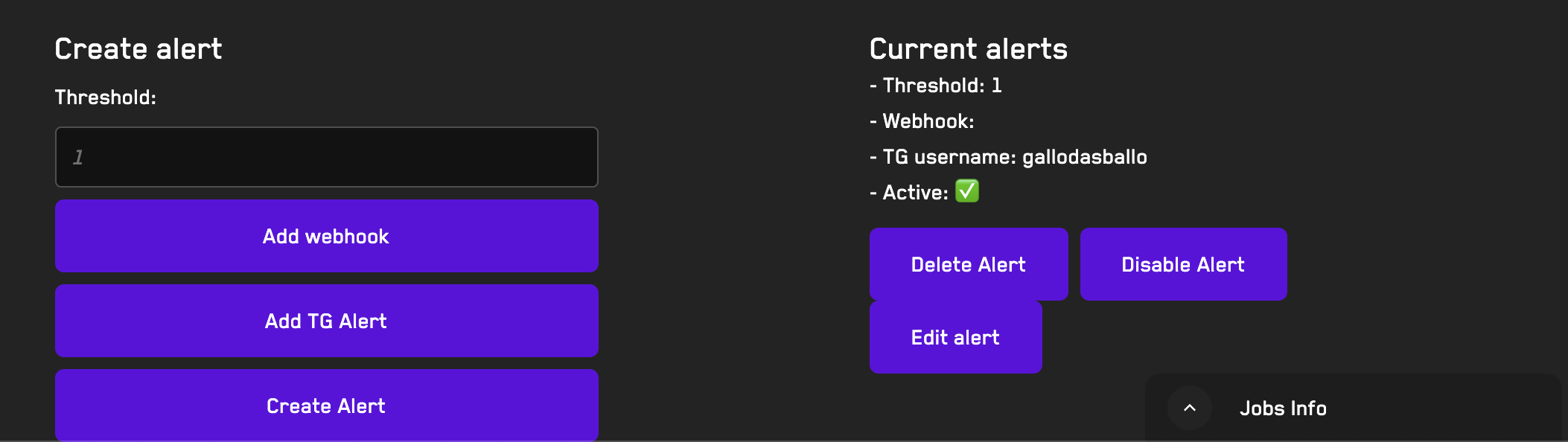 Create Alerts