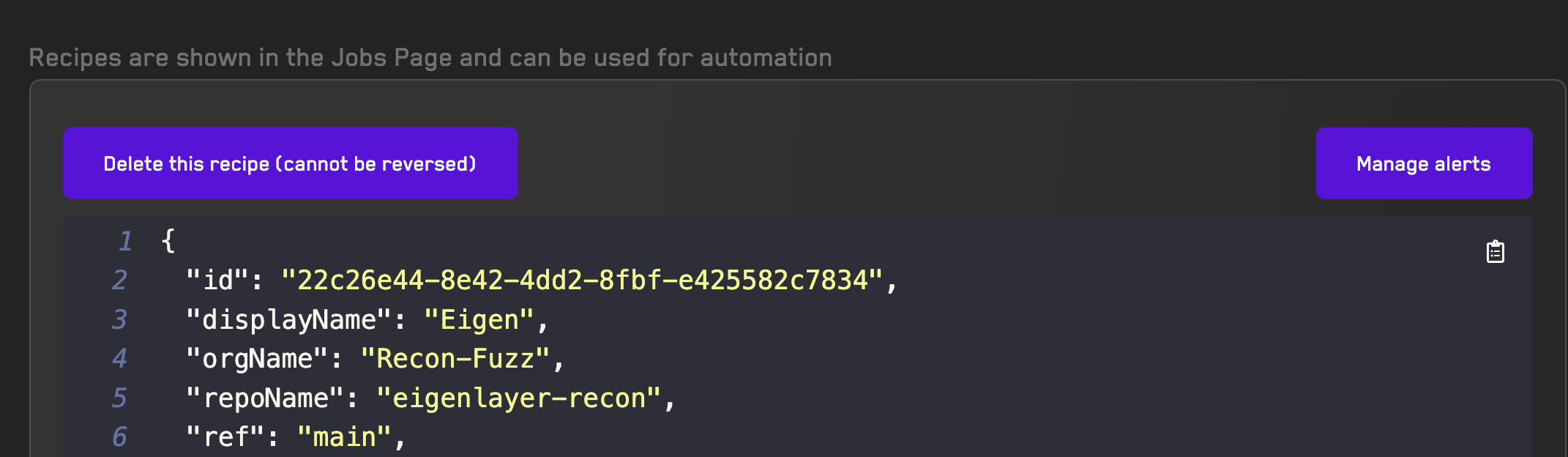 Manage Alerts