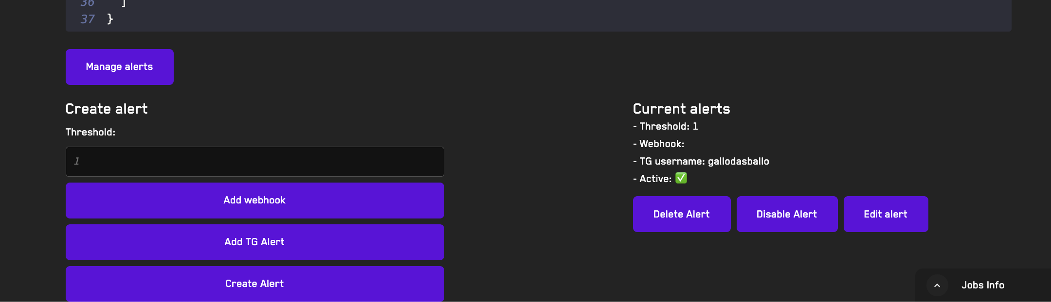Alerts